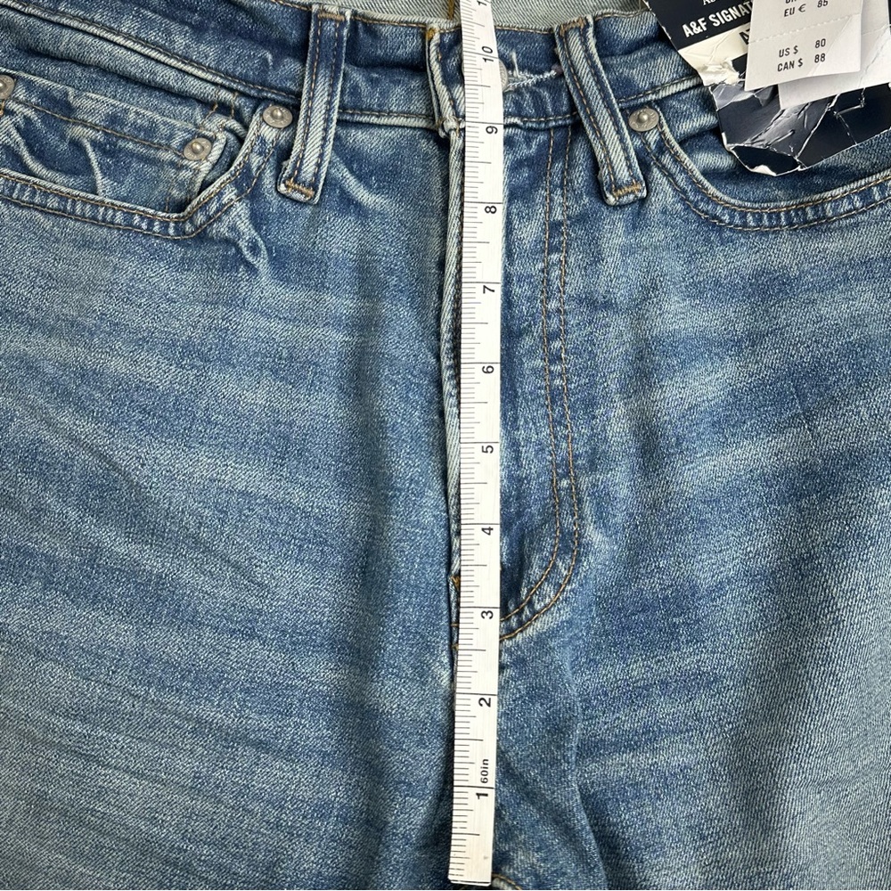 NWT Abercrombie & Fitch Men’s Signature Stretch Athletic Slim Jeans Size 29 - Picture 9 of 11